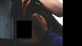 Cutie su mažais papai važiuoja kietajame gaidys