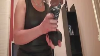 Toks alkanas, ji tiesiog nori Gangbang MFM