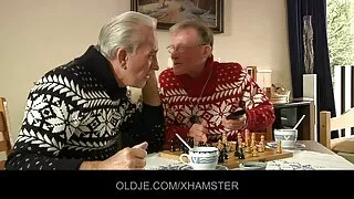 Lyžis mylėtojas makšties ir aimana iš Oslas su gaidys