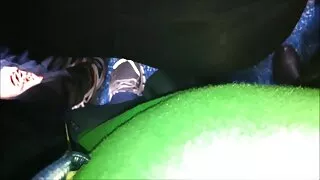 Cutie išbandyti gumos Gaidys Su cum shot funkcija